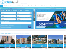 Tablet Screenshot of click-travel.ro